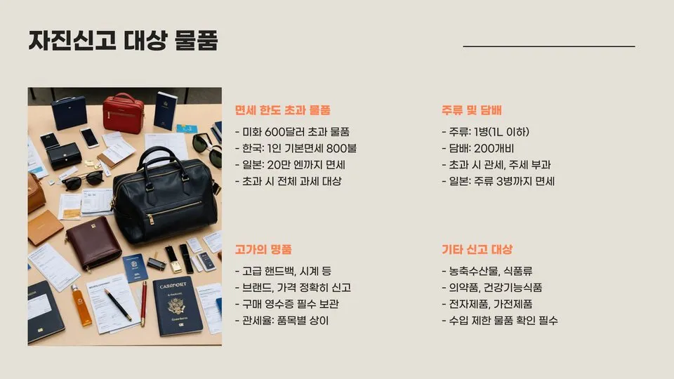 일본 관세 자진신고 이미지 9