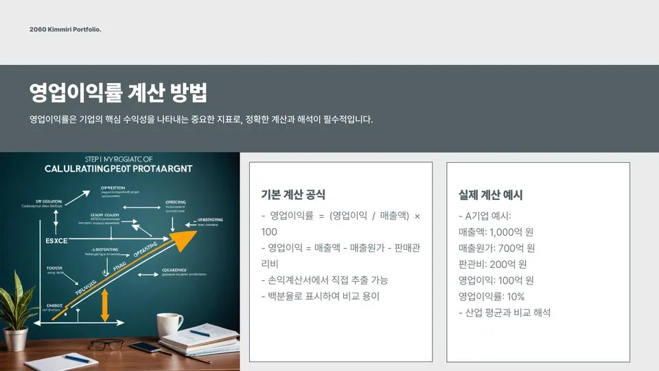 영업이익률 계산 이미지 7