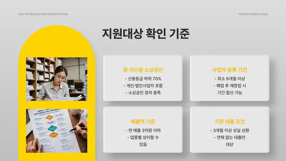 소상공인 대환대출 조건 이미지 9
