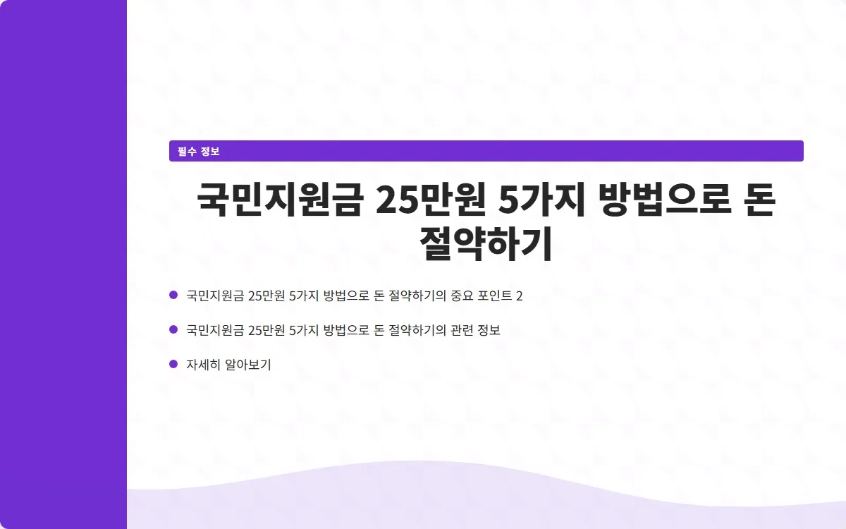 국민지원금 25만원 사용처 이미지 4