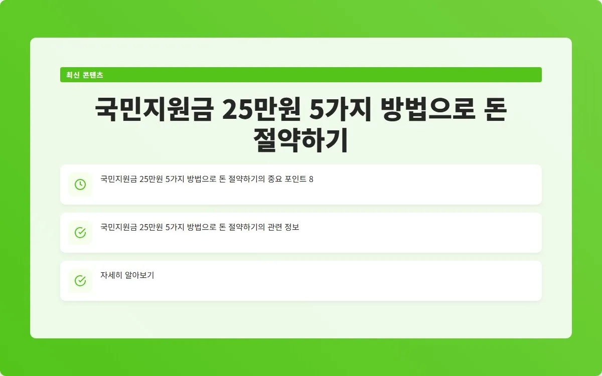 국민지원금 25만원 사용처 이미지 10