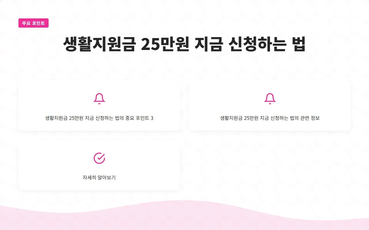 생활지원금 25만원 이미지 5