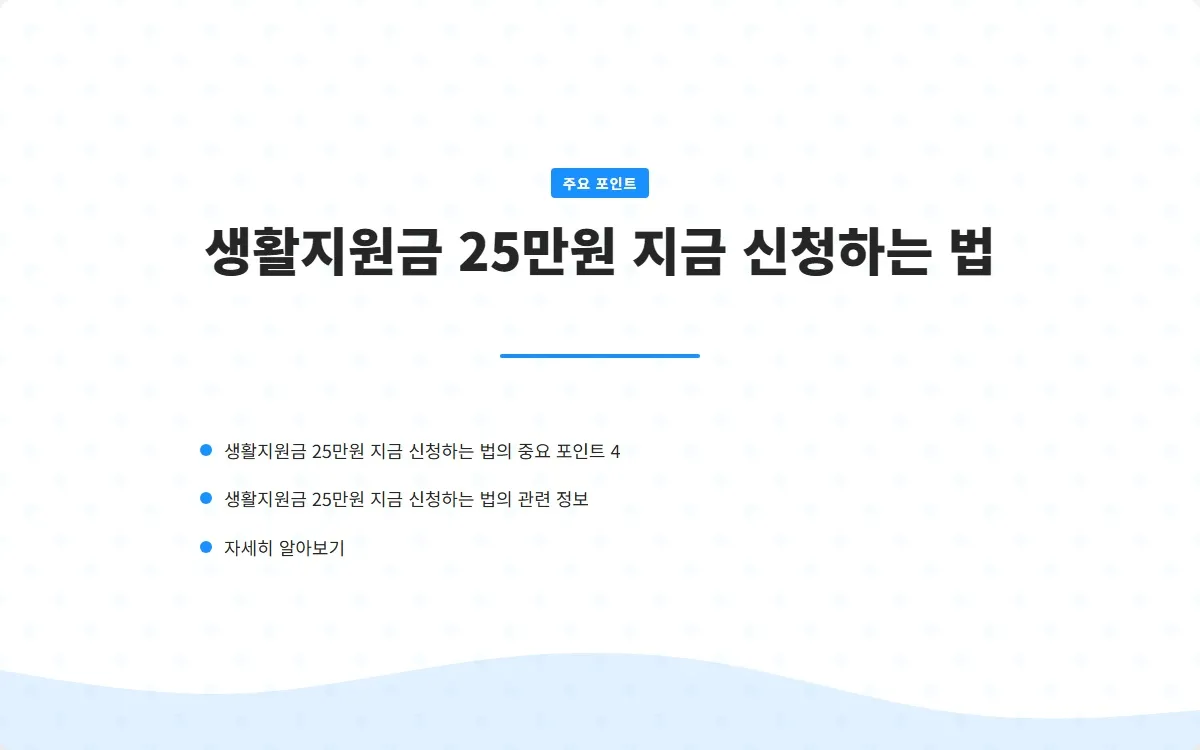 생활지원금 25만원 이미지 6