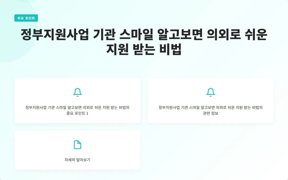 정부지원사업 기관 스마일 이미지 3